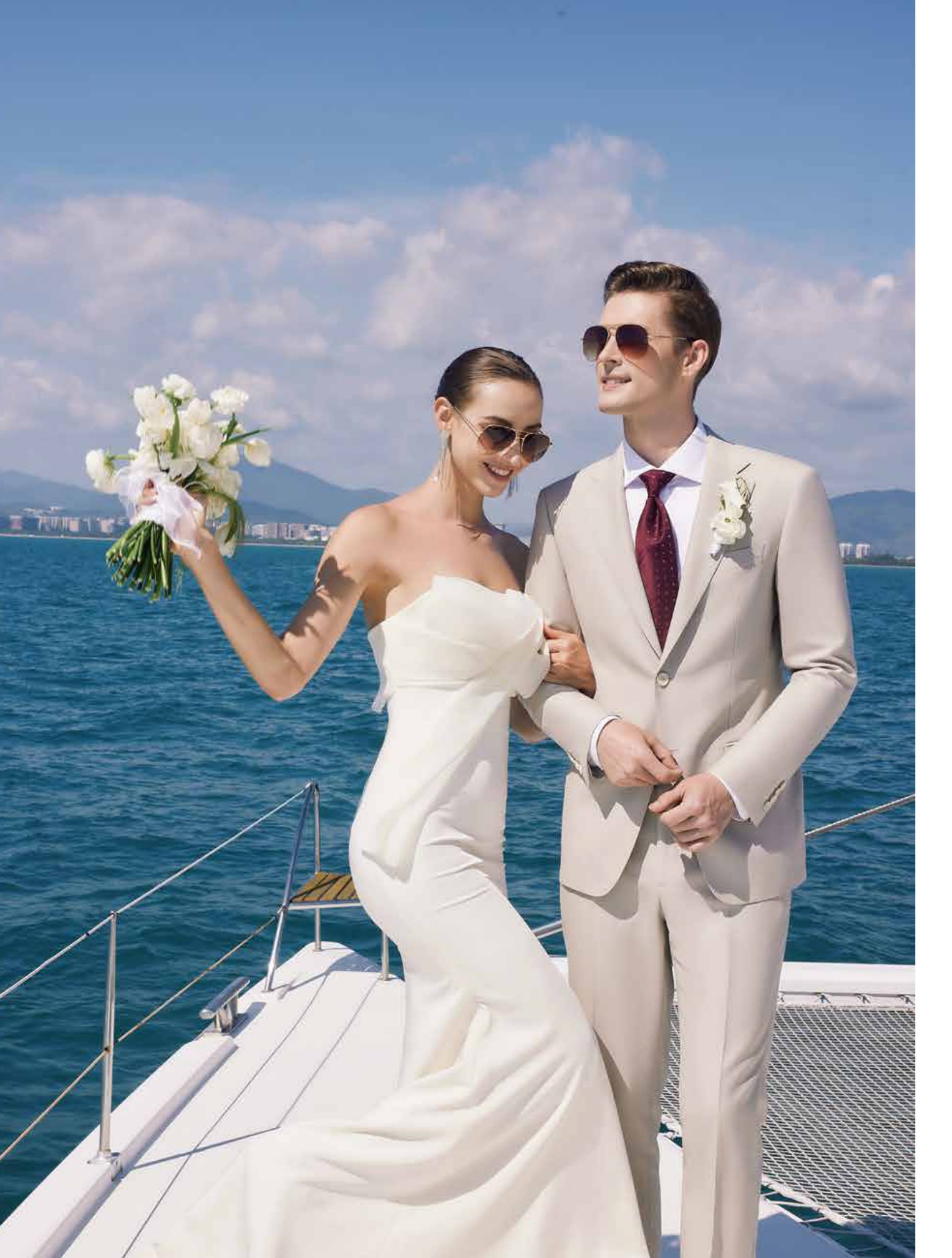 Boat ceremony suit inspiration