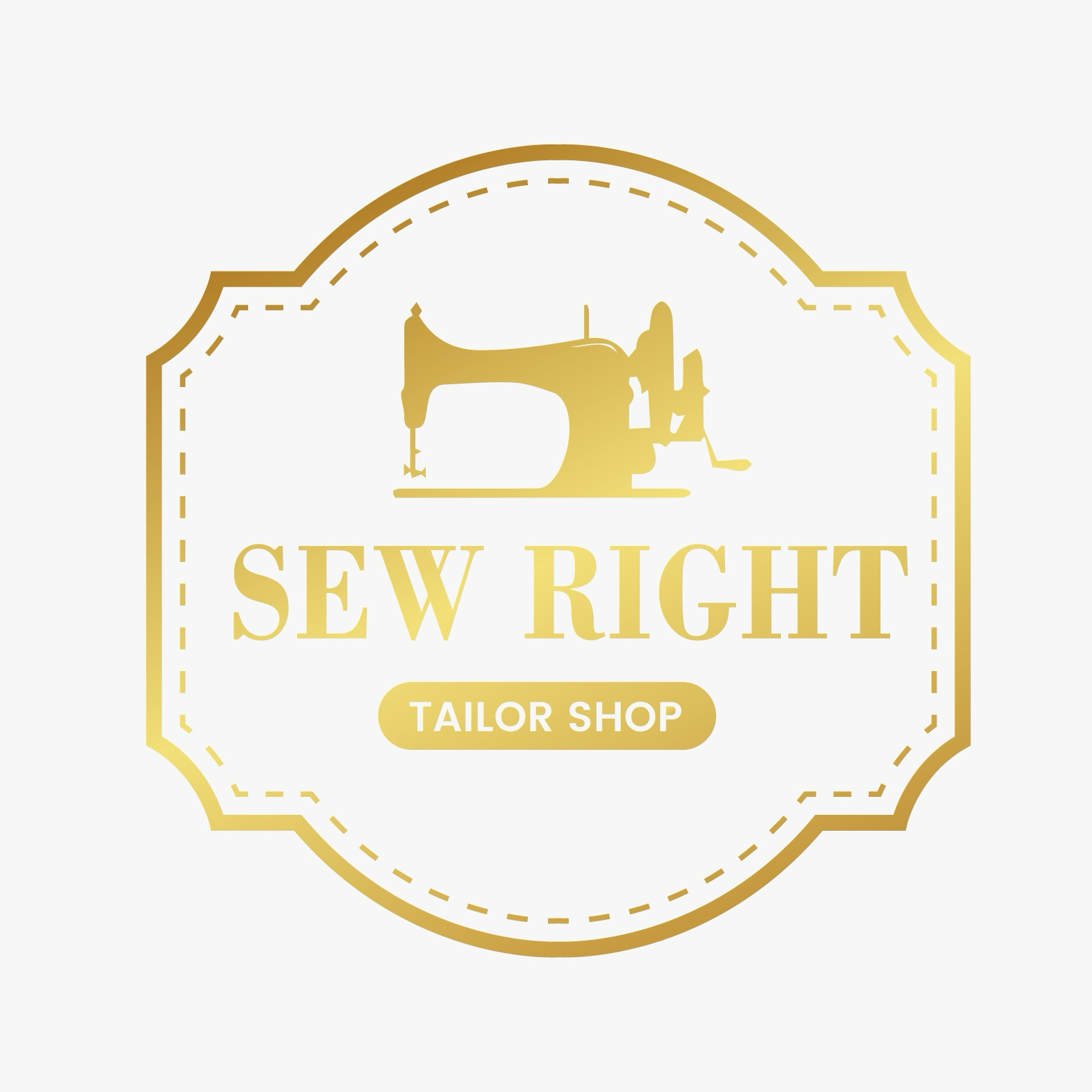 Sew Right Tailor Shop logo